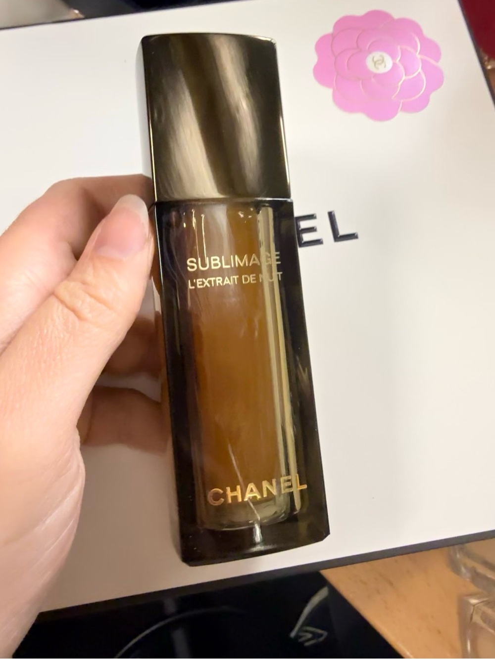 CHANEL Sublimage L'Extrait De Nuit - Brown & Gold Bottle